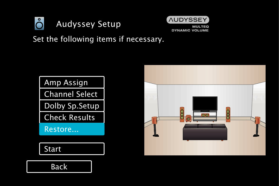 GUI AudysseySetup S73